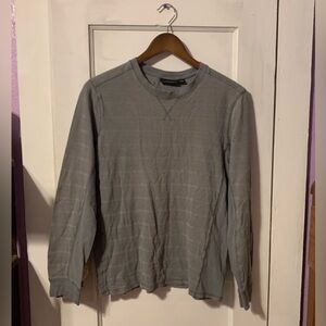 Marc Anthony Grey Long Sleeve Crew Neck Sweater